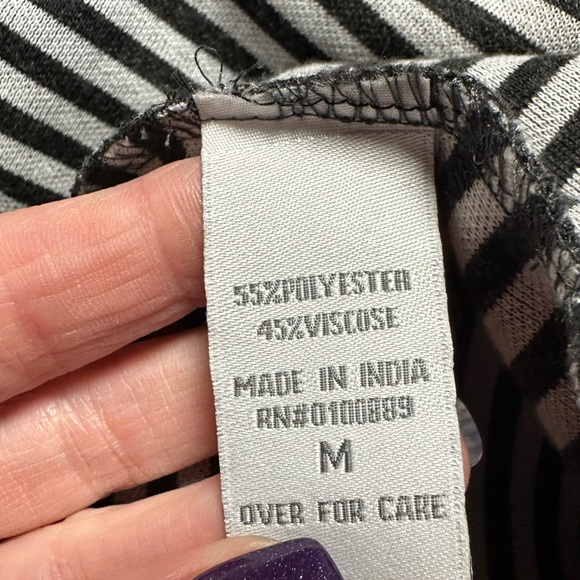 KEREN HART CHARCOAL AND GRAY LIGHT WEIGHT COWL NECK SWEATER - Picture 5 of 5